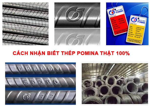 nhan biet thep pomina